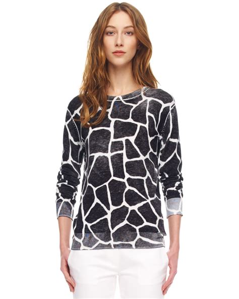 michael kors giraffe print sweater|New NWT Michael Michael Kors V.